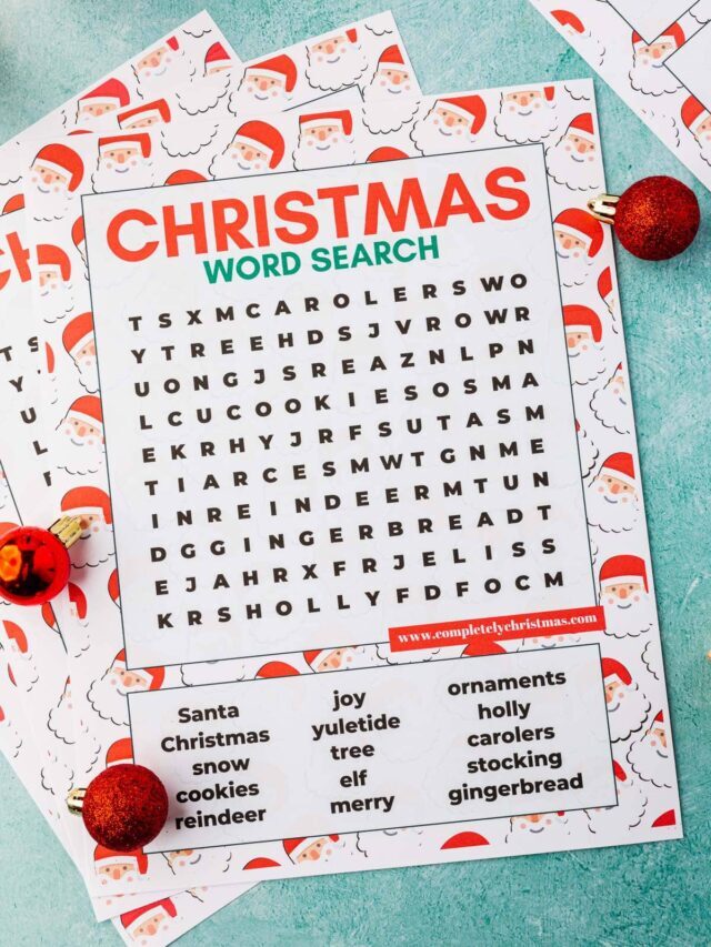 Christmas Word Search Printable