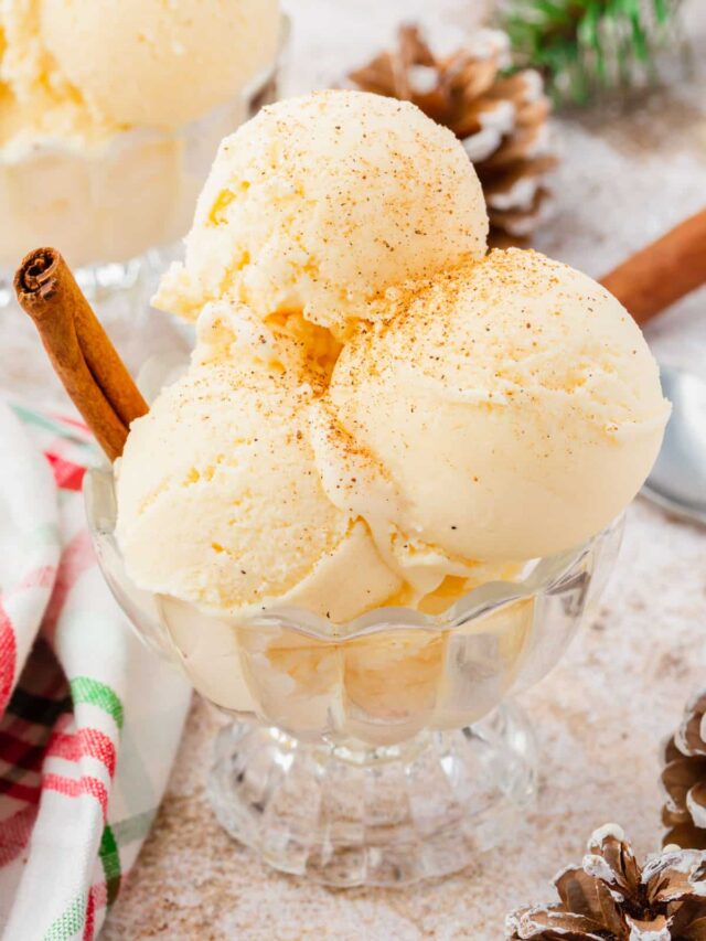 Eggnog Ice Cream Recipe